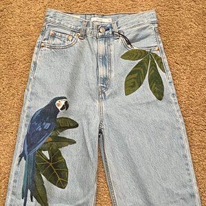 LEVI'S X FARM RIO High Loose Women's Jeans Size 26